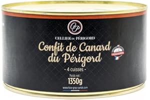 CELLIER DU PÉRIGORD Confit de canard du Périgord 4 cuisses 1350g