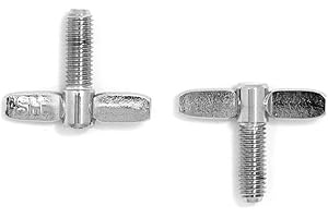 Gibraltar Accessoires pour Pédales/Battes 2 pièces Vis de Fixation 8 mm SC-0055