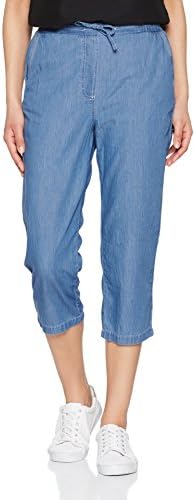 DamartWomen's Pantacourt Enfilable Chambray Dress Pants