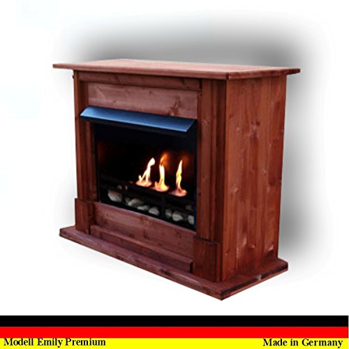 Bio Ethanol und Gelkamin Modell Emily Premium - Wählen Sie aus 9 Farben (Kirschbaum)