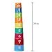SODIAL(R) 9 Stacking Stacks Learning Count Number Cups Tower Baby and Toddler Activity TOY