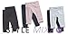 STYLE MIXX Baby Girls Infant Toddler 2 Pack Soft Leggings Jeggings Trouser Pants With Frill (3-6 MONTHS, BLACK/GREY)