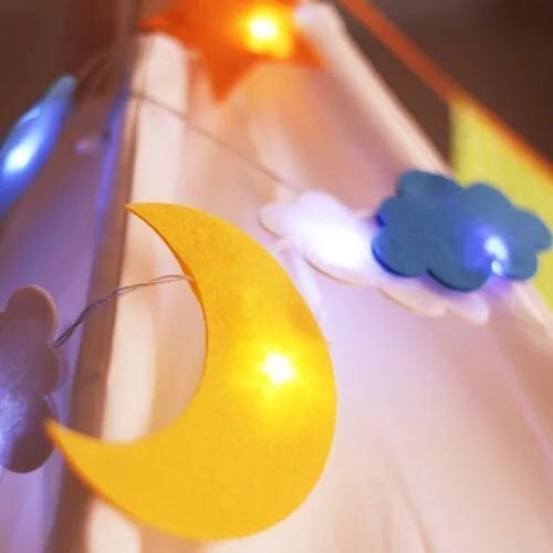 2 m 20 Lichter Stern Wolken dekorative Leuchten lichterkette sterne led stern,geschenke für kinder - 3