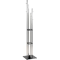 Appendiabiti Aspetto Acciaio Inox, Nero, Metallo, Vetro Di Sicurezza 8