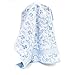 Produktbild Handtuch 40 x 60 cm Vintage Floral Blau 550 g/m2