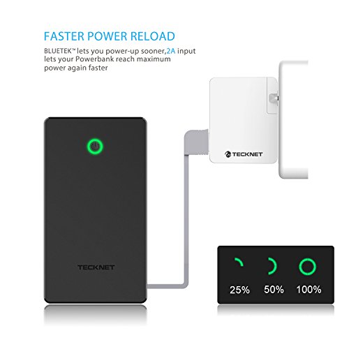 Bater a Externa Port til TeckNet con Tecnolog a BLUETEK de 6000mAh Con Dos Salidas USB de 3 4A Compatible con Android Smartphones y Tablets Bater a Externa Port til TeckNet con Tecnolog a BLUETEK de 6000mAh Con Dos Salidas USB de 3 4A Compatible con Android Smartphones y Tablets