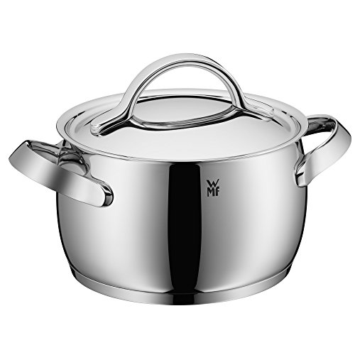 WMF Topf-Set 4-teilig Bratentopf Fleischtopf Concento Innenskalierung Dampföffnung Made in Germany Hohlgriffe Metalldeckel Cromargan Edelstahl rostfrei poliert induktionsgeeignet spülmaschinengeeignet - 4