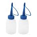 Produktbild SODIAL(R) Clear Weisse Plastik oeffnung Industrienaehmaschine oelflasche£¨blau£©