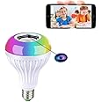 FREDI HD PLUS Spy Camera Smart Wi-Fi Bulb Camera Bluetooth Speaker Indoor Security Camera Indoor Support 32GB SD Card (iWFCam App) Hidden Camera