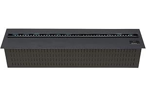 HIHELO Camino Elettrico 3D a Vapore Acqueo - Atomizzazione a Vapore, Simulazione Fiamma per Soggiorno, Armadio da Camino Elettrico Embedded, Termocamino