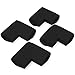 Premium 2m Length Table Edge Guard Childproofing Guard Corner Cushion Protector Edge Bumper + Four Corners(Black, U style) M-HG002BU