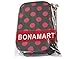 Bonamart Double Layer Cosmetic Bag Black With Pink Dot Travel Toiletry Cosmetic Makeup Bag Organizer With Mirror RS.1199.00