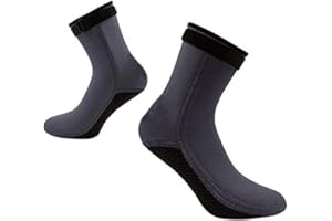 NICEY 3mm Neoprene Diving Socks Thermal Flexible Beach Water Socks Wetsuit Boots Fins Socks Keep Warm Surfing Scuba Socks for Men Women Diving Snorkeling Swimming Sailing Kayaking Water Sports