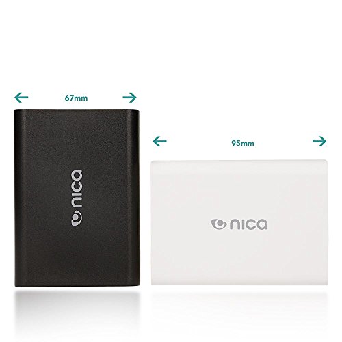 nica 6 Port USB Ladegerät Charger Quick Charge 2.0 Charging Station | Multi-Port mehrfach 6-Port Ladeadapter Reiseadapter Mehrfachstecker mit Ladekabel für iPhone Android iPad PSP MP3 Smartphone z.B. Apple Samsung Sony für HUAWEI – Weiß - 5
