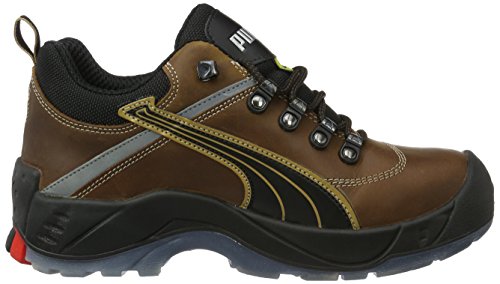Puma Safety Shoes Condor Low S3 SRC, Puma 640541-204 Unisex-Erwachsene Espadrille Halbschuhe, Braun (braun/schwarz 204), EU 42 - 6