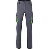 Velilla 103024S; Stretch bicolour multi-pocket trousers