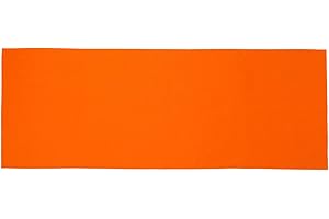 PARAMAISON Runner Tavola Mono, Arancio Tinta Unita, Centrotavola Soggiorno, Cucina, Salotto, Credenza, Ingresso, 140x40 cm