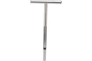 Tnfeeon Bodenproben-Sonde 304 Edelstahl-T-Stil-Boden-Test-Kits Boden-Sonden für Bodenprobenahme Pflanzen Pflege Garten-Rasen-Bauernhof (21 Zoll)