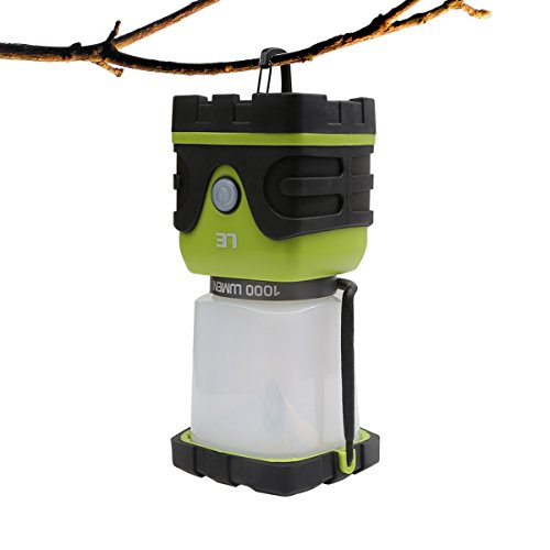 LE 1000lm Campinglampe 3 Helligkeiten dimmbar IPX4 wasserdicht Laterne Außenleuchte für Stromausfällen Wandern Camping Notfall Ausfälle Gartenlaterne LED Notfallleuchte - 5