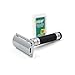 Edwin Jagger Double Edge Safety Razor with Rubber Coated Handle