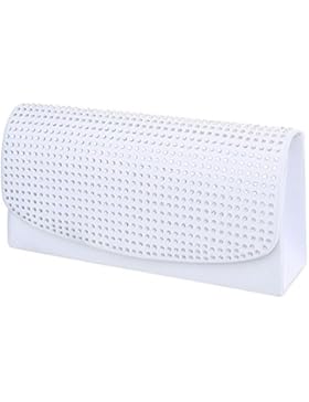 iTal-dEsiGn Damentasche Kleine Abendtasche Clutch Schultertasche Satin TA-ZL503