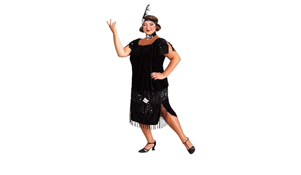 flapper dress plus size amazon