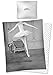 Produktbild Bettwäsche Set Ballerina Wendebettwäsche in Schwarz/Weiß aus 100% Baumwolle Größe: 140x200 cm, 70x80 cm