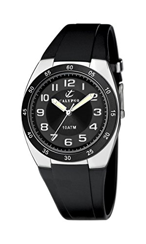 Calypso watches Jungen-Armbanduhr Analog Kautschuk K6044/B Calypso watches Jungen-Armbanduhr Analog Kautschuk K6044/B