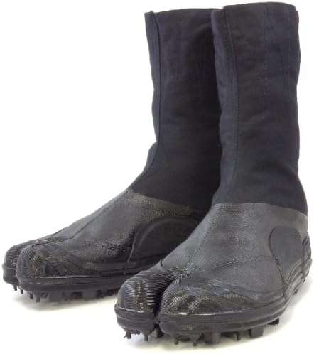 Spike Tabi Shoes, Jikatabi boots, Rikio Durable Tabi Ninja Boots (JP 25 approx UK 6 EU 39.5)