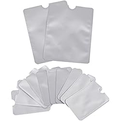 Anti Theft Carte de Crédit Protecteur, Débit Bloquant les Signaux RFID/NFC, Protection Portefeuille Titulaire (12 pack)