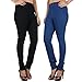 Danbro Womens Denim Jeggings Blue and Black (pack of 2) RS.1450.00