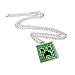 Produktbild Minecraft - Creeper Anhänger mit Kette, cooler Gamer Schmuck für Sie und Ihn