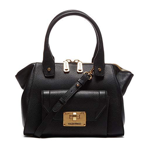 Preisvergleich Produktbild Valentino Girello Leder Handtasche VBP03I05NERO