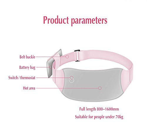 Warm Palace mit Heizung, BESTUNE Aufladung Heizung Moxibustion Dysmenorrhoe Artefakt Graphen Fieber Ferninfrarot Therapie zum Schutz der Taille um Schmerzen zu lindern