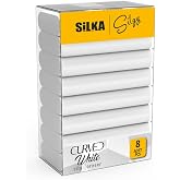 Silka Curved White Silgi, 8'li, Sg.52