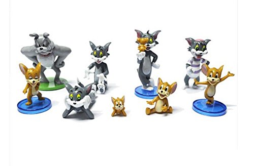 Preisvergleich Produktbild DS TOM UND JERRY SET *9 FIGUREN* KATZE MAUS