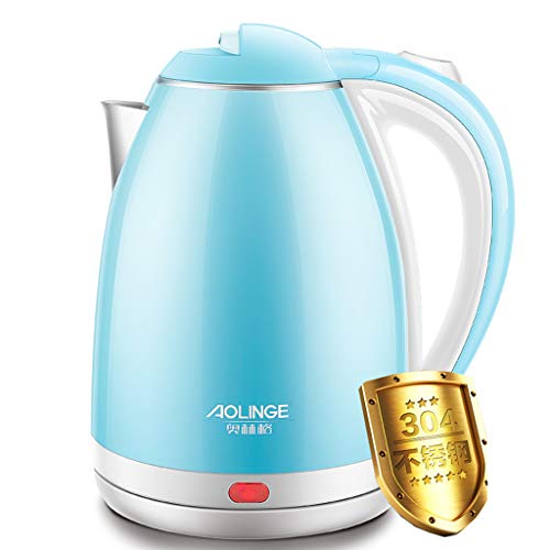 bouilloire lectrique Acier Inoxydable 304 Mini thire 2.0L contrle Strix Double Couche Rapide bullition Bouilloire Automatique arrt et Protection Contre la surchauffe