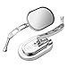 Produktbild JenNiFer 10Mm Universal Chrome Motorrad Spiegel Rückansicht Seitenspiegel Für Harley/Suzuki / Honda