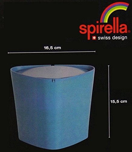 Spirella Trix Eco Badset Badezimmer Sortiment Acqua Blau 5-Teilig Eco Friendly + Kostenloser Zahnbecher Extra !! - 6