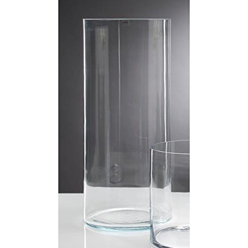 Bodenvase XXL, Dekoglas CYLI zylindrisch rund H 60cm D. 30cm Sandra Rich - 2