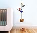Produktbild Super mario flagpole win wall sticker boy bedroom wall art 62cm tall mario game wall decor PEEL & STICK by STICKERMI