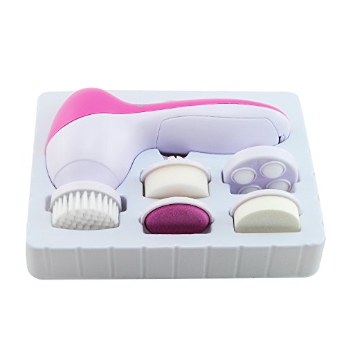 Denshine 5 In 1 Electric Facial Deep Clean Skin Care Brush Massager Face Spa