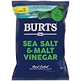 Burts Crisps Hand Cooked Potato Chips 20 X 40G Full | KV&C BRANDED BOX | (Sea Salt & Malted Vinegar)