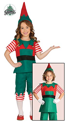 Costumi Guirma Costume Da Elfo Bambino Bambina Folletto Di