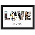 One Pinch Personalized Love Photo Collage Frame - Gift for Her, Boyfriend, Girlfriend - Birthday, Valentine's Day, Anniversary (10x15)
