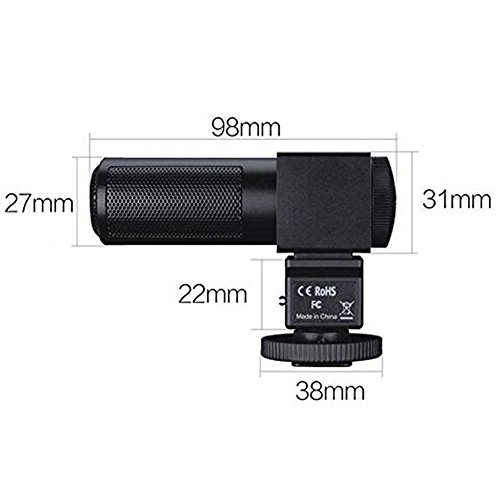 ATian SGC - 698 photographie Microphone pour Interview cam  scope DV Nikon Canon 1DX Canon 5DII 5DIII 1D MARKIV Canon 5D3 6D 7D 70D 60D 550D 5D 650D  600D  100D  Nikon D300S D4 35 D5100 D5200 53