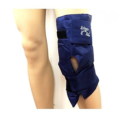 Icinger Power Poche de glace pour les genoux - Grande quantité de gel chaud froid pour une efficacité maximum