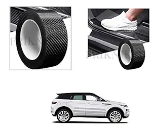 PRIKNIK HI-Gloss Black Carbon Fiber Style Waterproof Car Seal Strip Door Edge Cover Guard Anti-Scratch Step Decoration Cover Tape -5 M (2In x 5metre, Carbon Fiber)