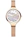 Produktbild Alienwork Quarz Armbanduhr Perlmutt Quarzuhr Uhr Armreif Kette wickeln elegant Metall weiss rose gold YH.K6225M-03