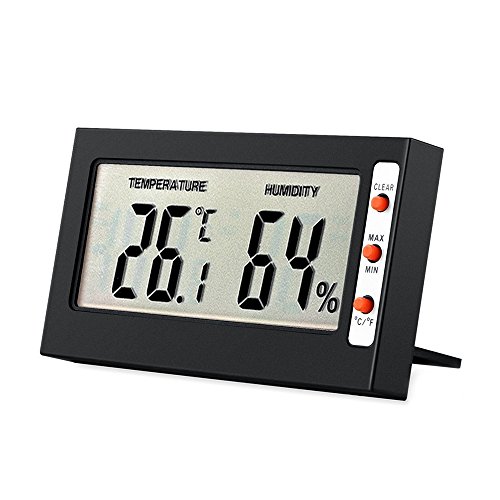Senweit Mini Digitale Temperatur Luftfeuchtigkeit Versmaß Thermometer LCD Hygrometer Gauge Messung Hoch Präzise Verschiedenen Schwarz